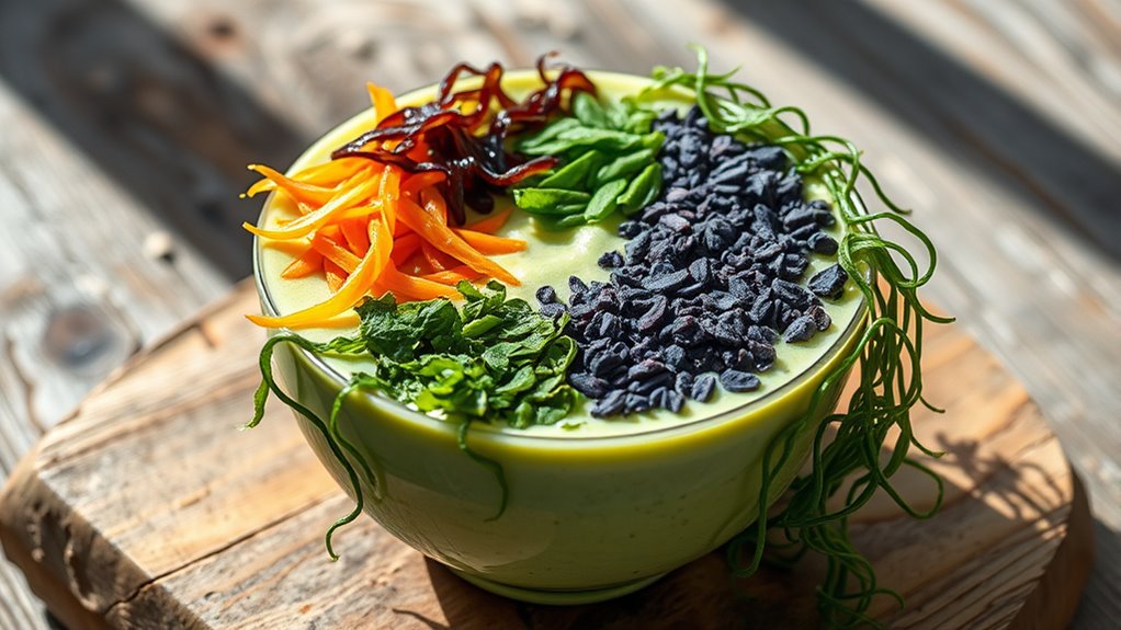 seaweed boosts colorful nutrition