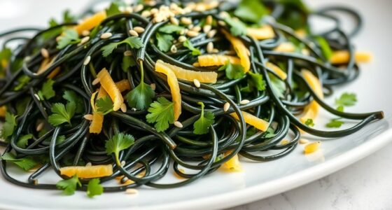 seaweed herbs citrus salad