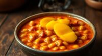 spicy mango chickpea curry