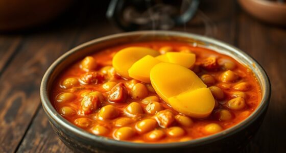 spicy mango chickpea curry