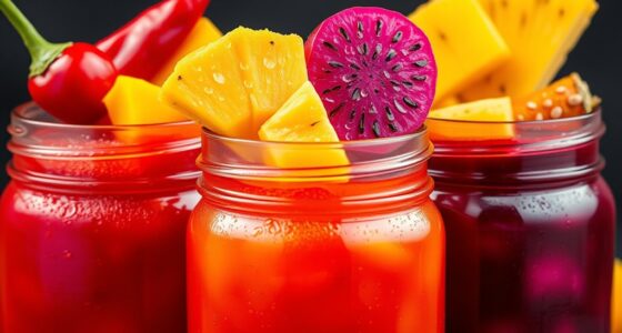 spicy tropical fruit juices