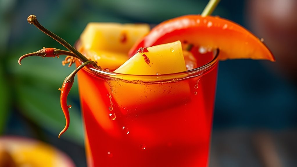 spicy tropical health boosting drinks