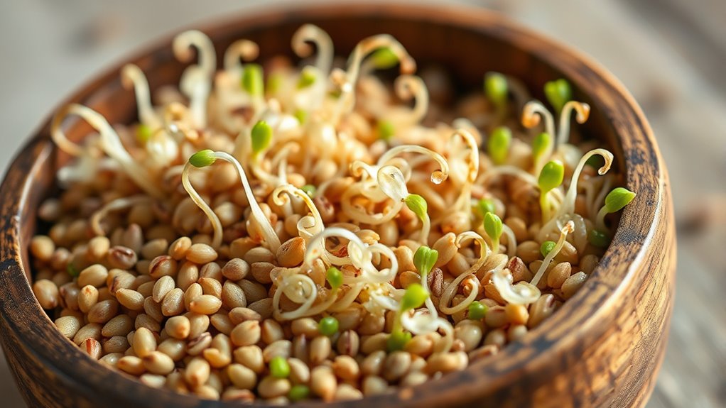 sprouted grains in diets