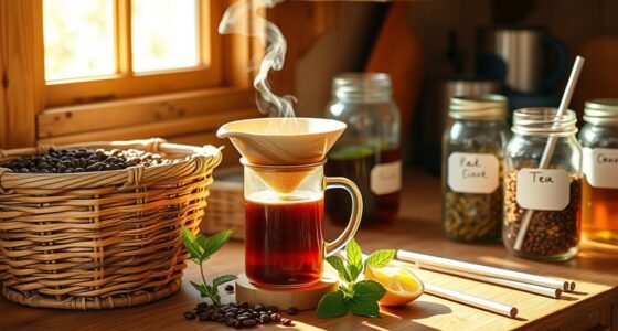 sustainable coffee and tea