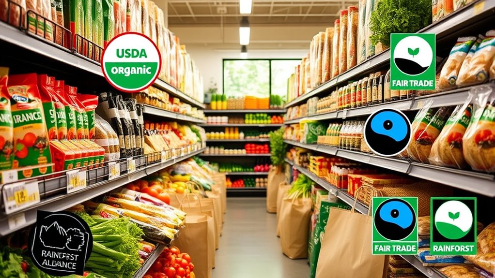 sustainable shopping with certifications