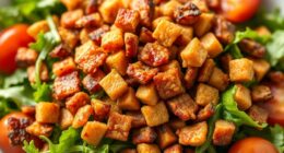 vegan chickpea bacon bits