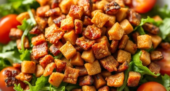 vegan chickpea bacon bits