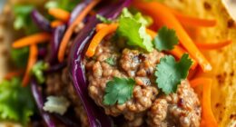vegan lentil vegetable wraps