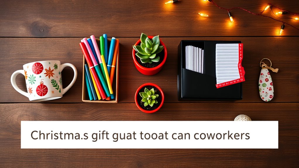 affordable festive coworker gifts