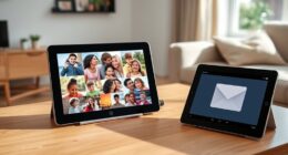 digital frames with email upload