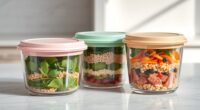 durable stylish glass containers