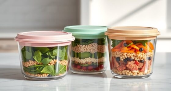durable stylish glass containers