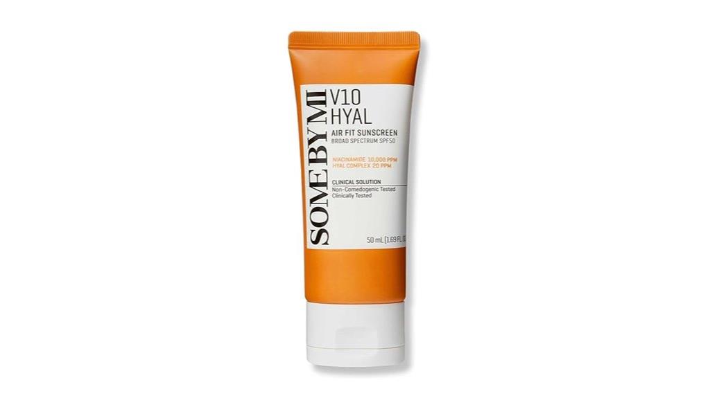 hyaluronic spf 50 sunscreen