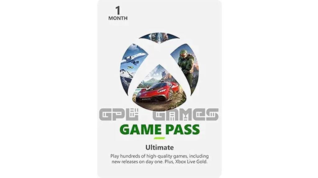 one month xbox pass gift