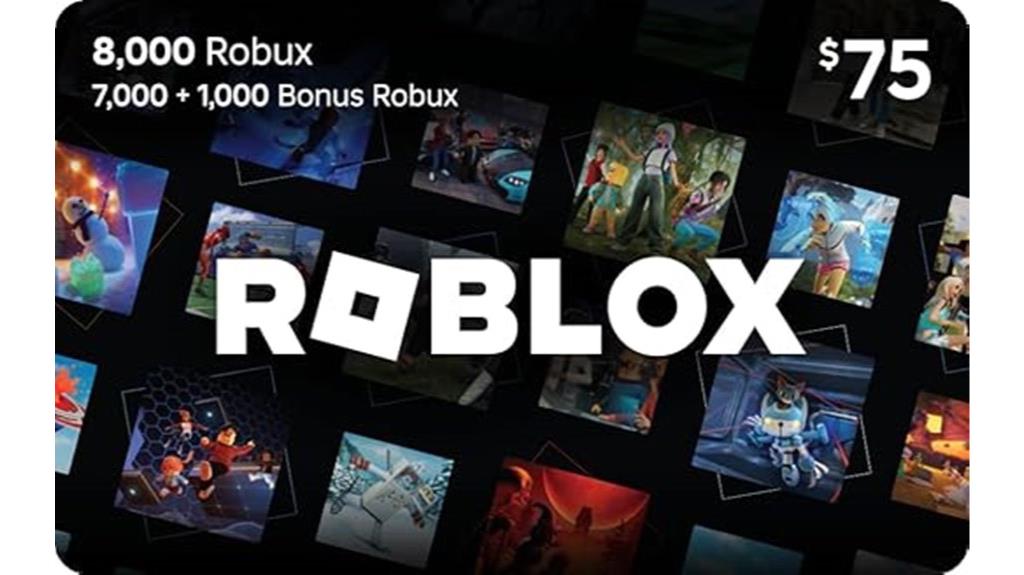 robux gift card 8000
