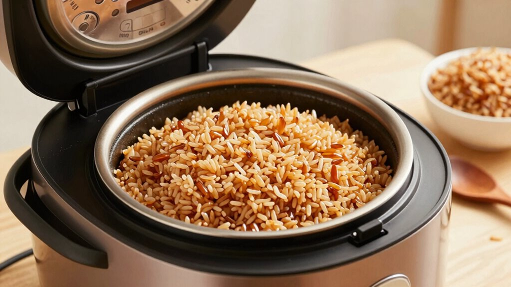 adjust water and cooking time