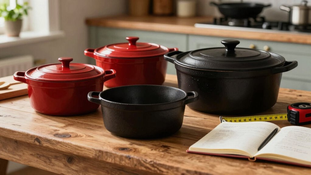 choose dutch oven size wisely