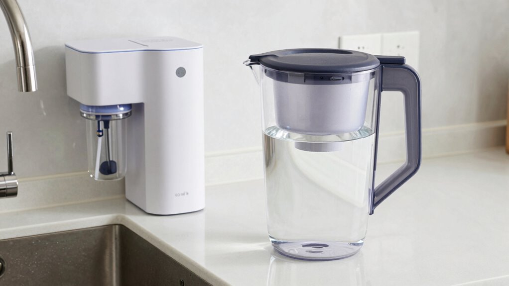 clean space saving water filtration