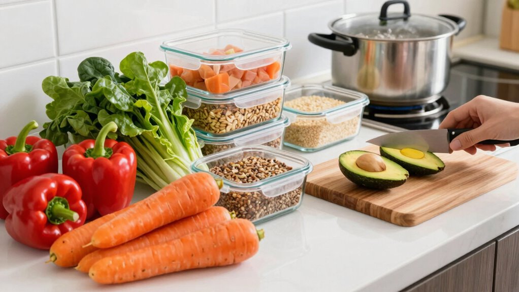 consistent healthy meal preparation