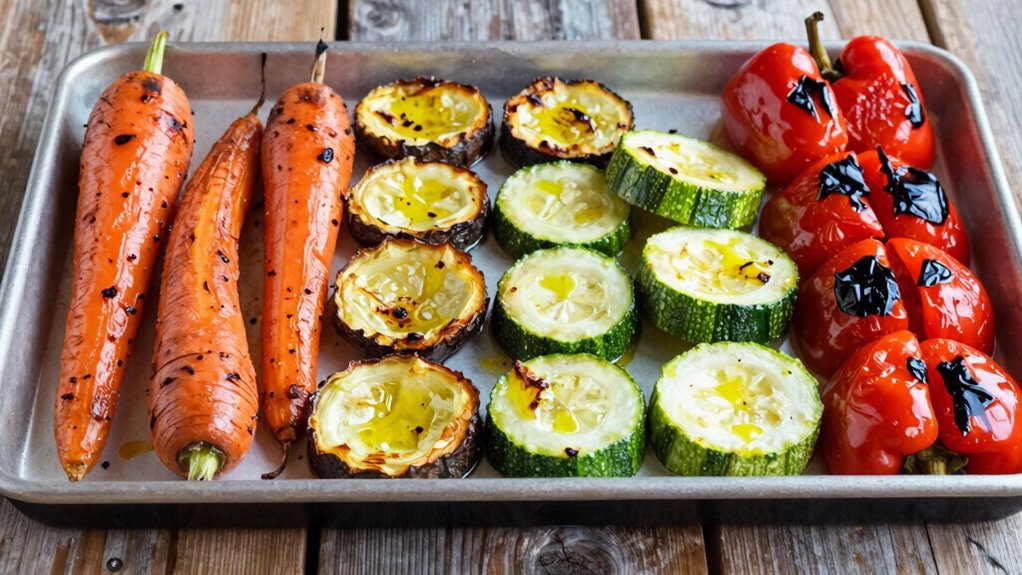 crispy evenly roasted vegetables
