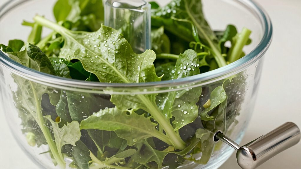 dry greens for freshness