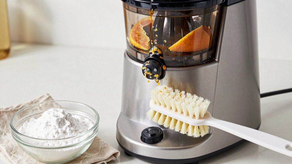 eliminate juicer odors quickly
