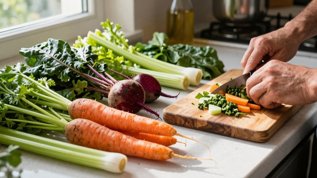 embrace sustainable root to stem cooking