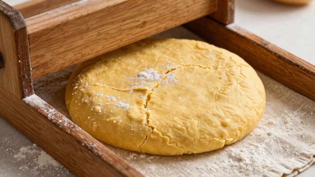 ensure proper dough moisture