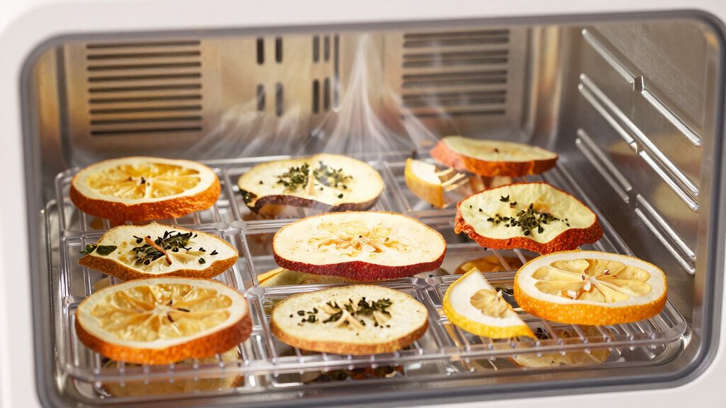 even airflow ensures even dehydration