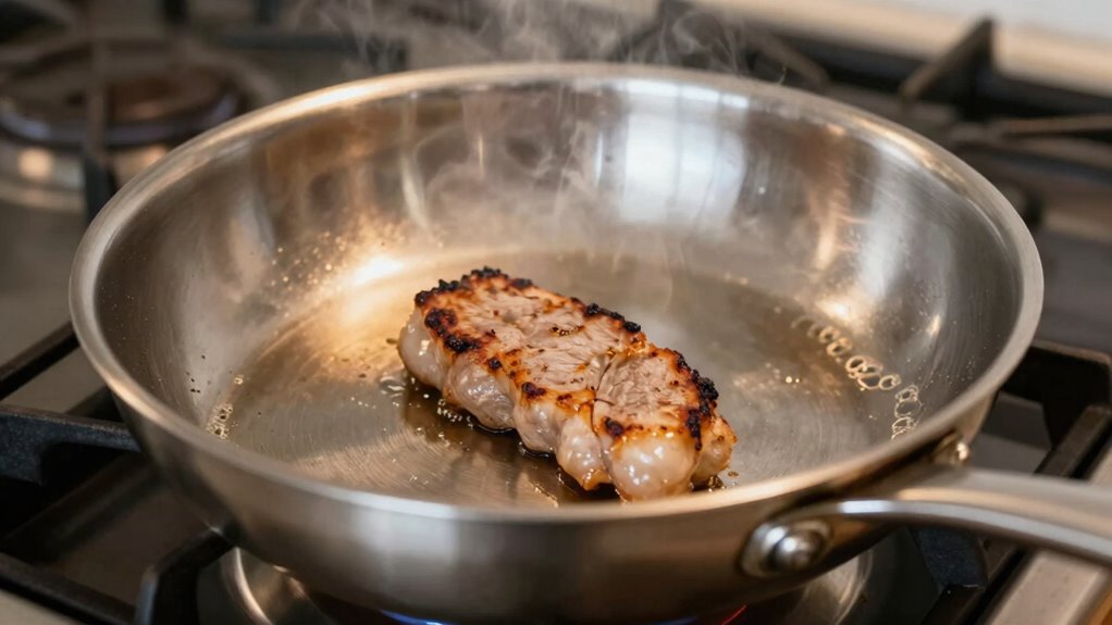 even heat prevents sticking