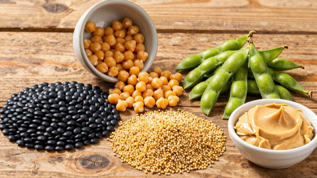 five plant proteins complete meals