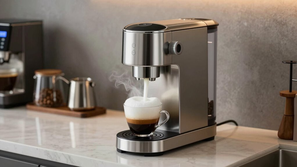 frothing features and ease