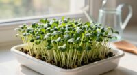 growing microgreens indoors