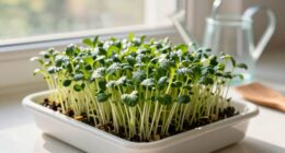 growing microgreens indoors