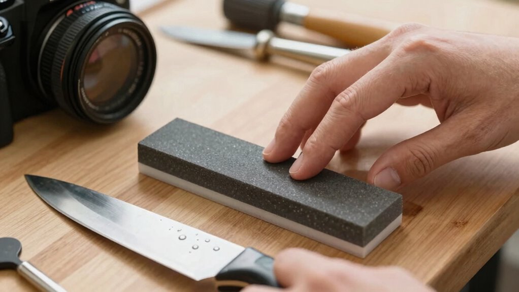 maintain consistent blade angle