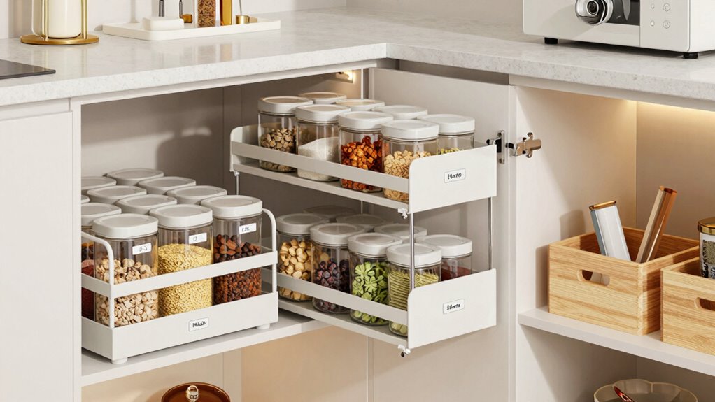 maximize space adjustable storage