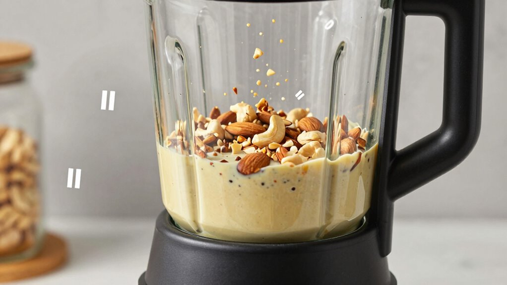 pause to prevent blender overheating