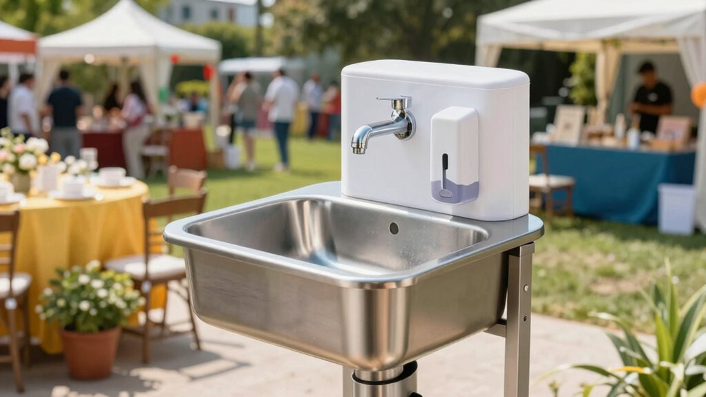 portable handwashing sink considerations