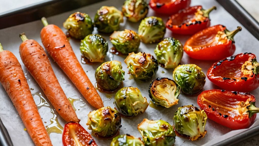 prep vegetables for roasting