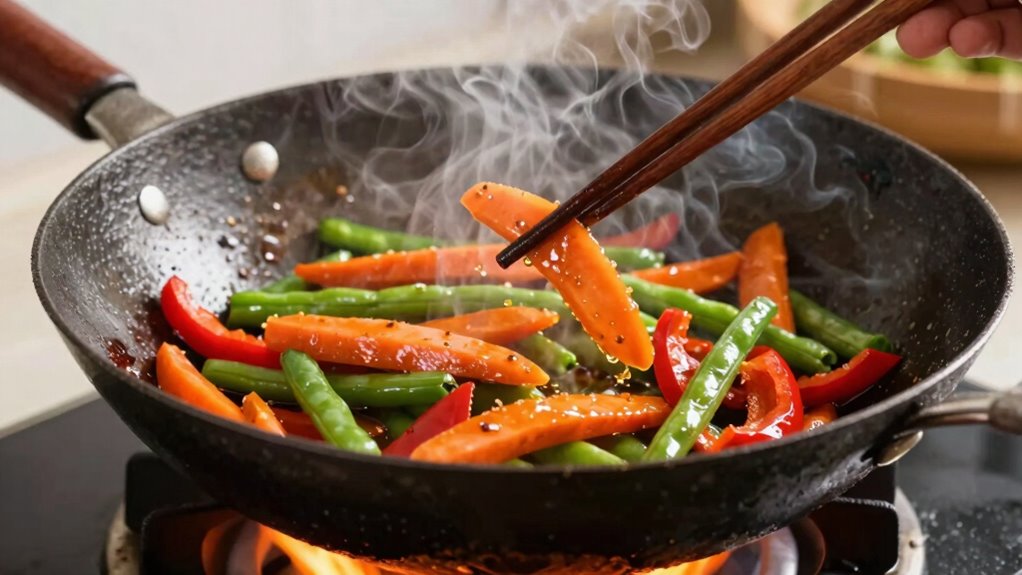 prepare ingredients and heat