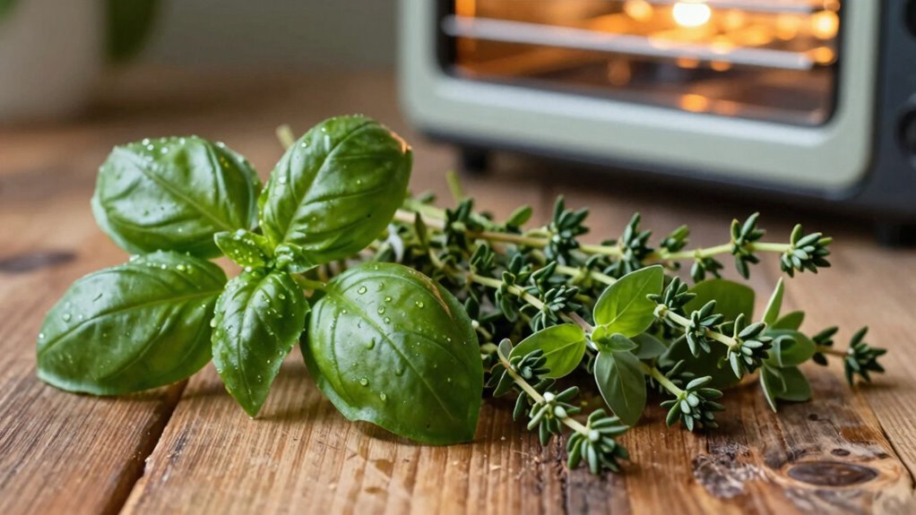 preserving herb color flavor