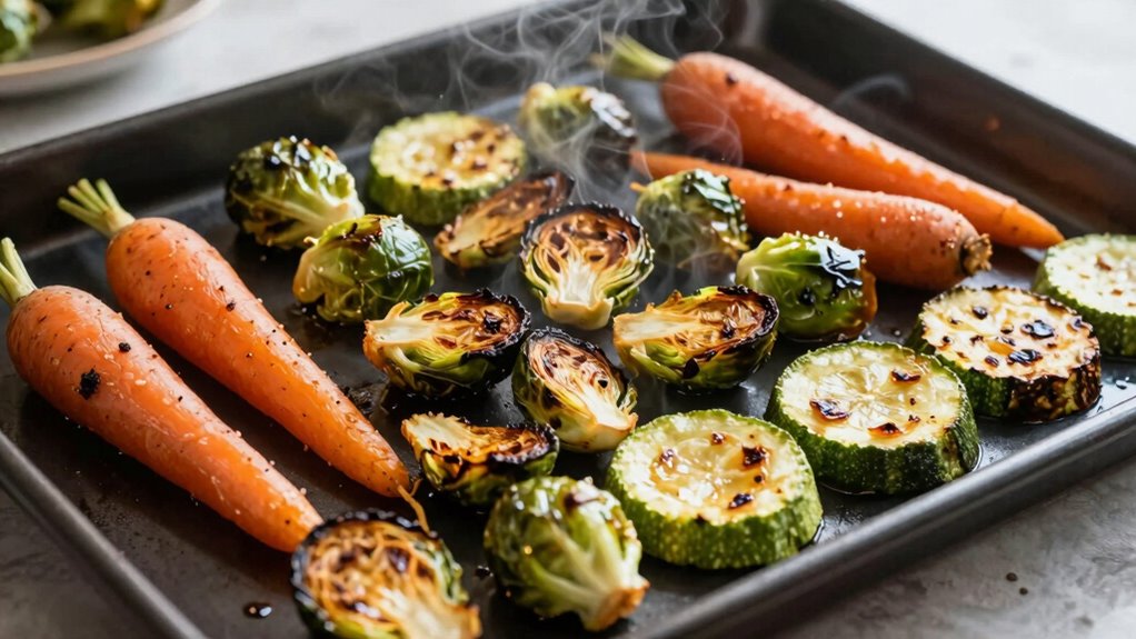 prevent soggy roasted veggies