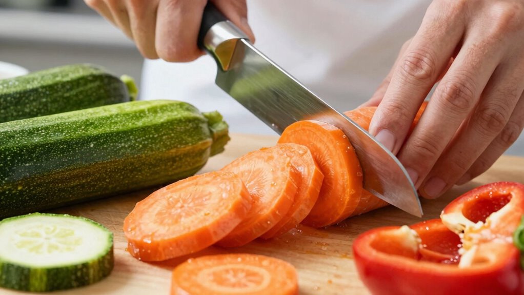proper veggie preparation techniques