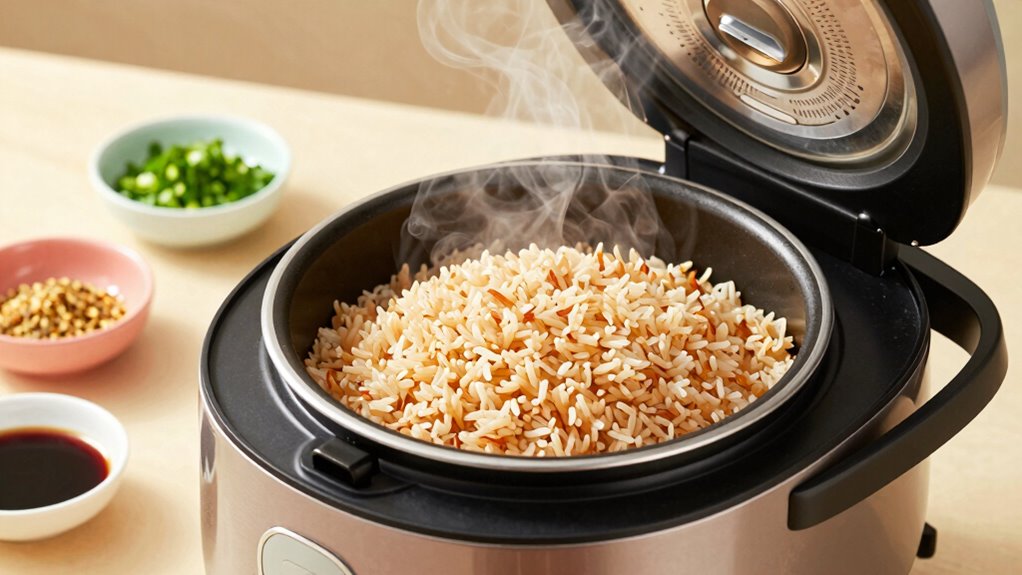 simple seasoning preserves rice texture