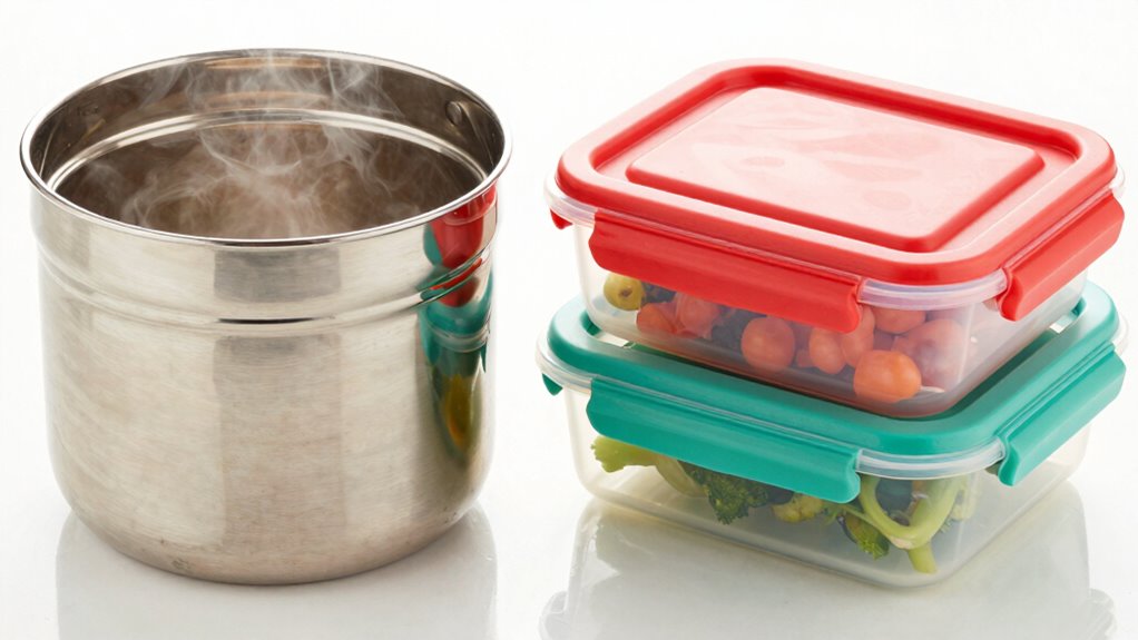 stainless steel maintains food flavor