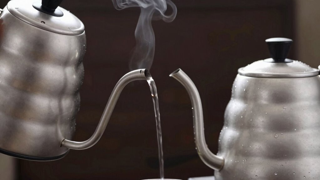 steady deliberate pouring technique