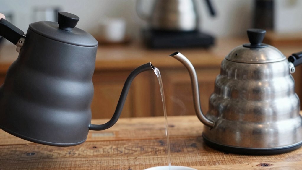 steady pour ensures consistency
