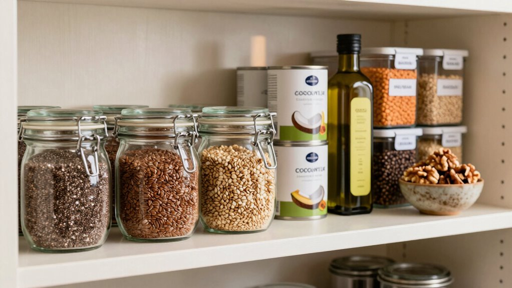 stock healthy sustainable pantry