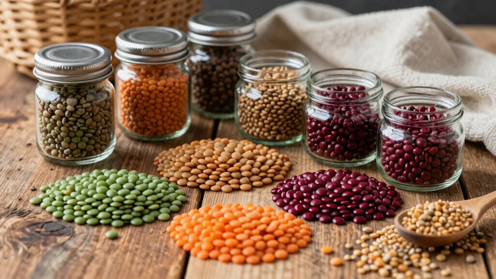 store lentils in airtight containers