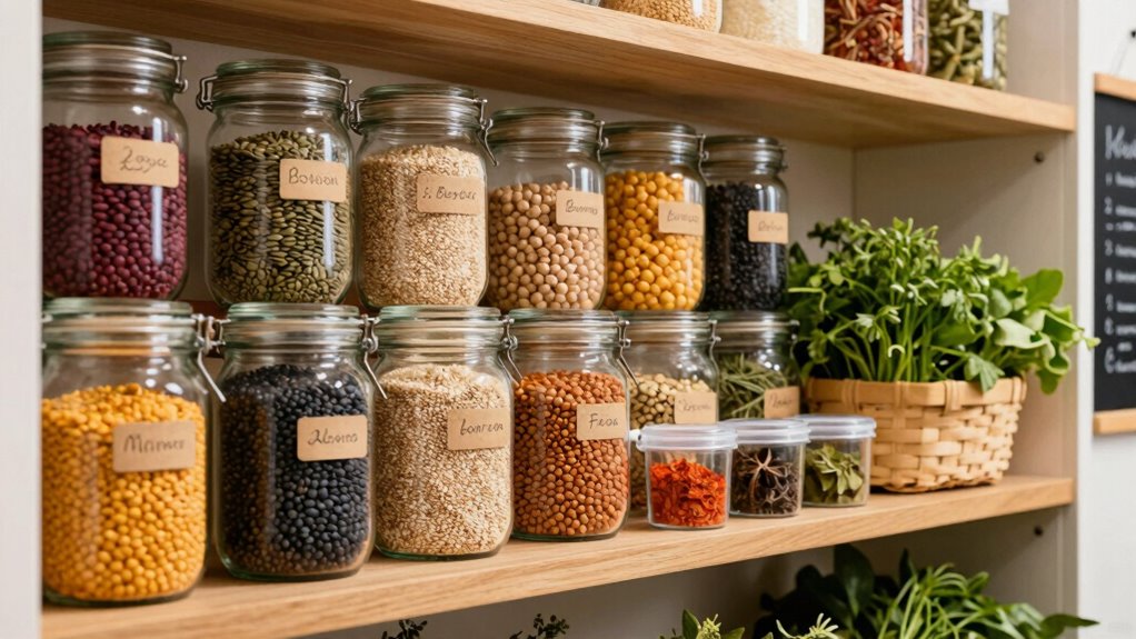 streamlined pantry for easy cooking